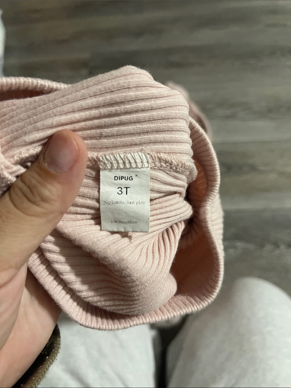 dip Light Pink Ribbed Button-Front Pajama Set - Picture 2 of 3